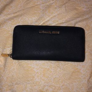 Navy blue Michael Kors wallet